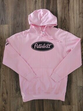 Peterbilt Women's Pink Logo Hoodie - Pullover Sweater